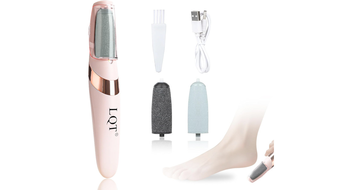Amazon：Rechargeable Electric Foot File只賣$13.49