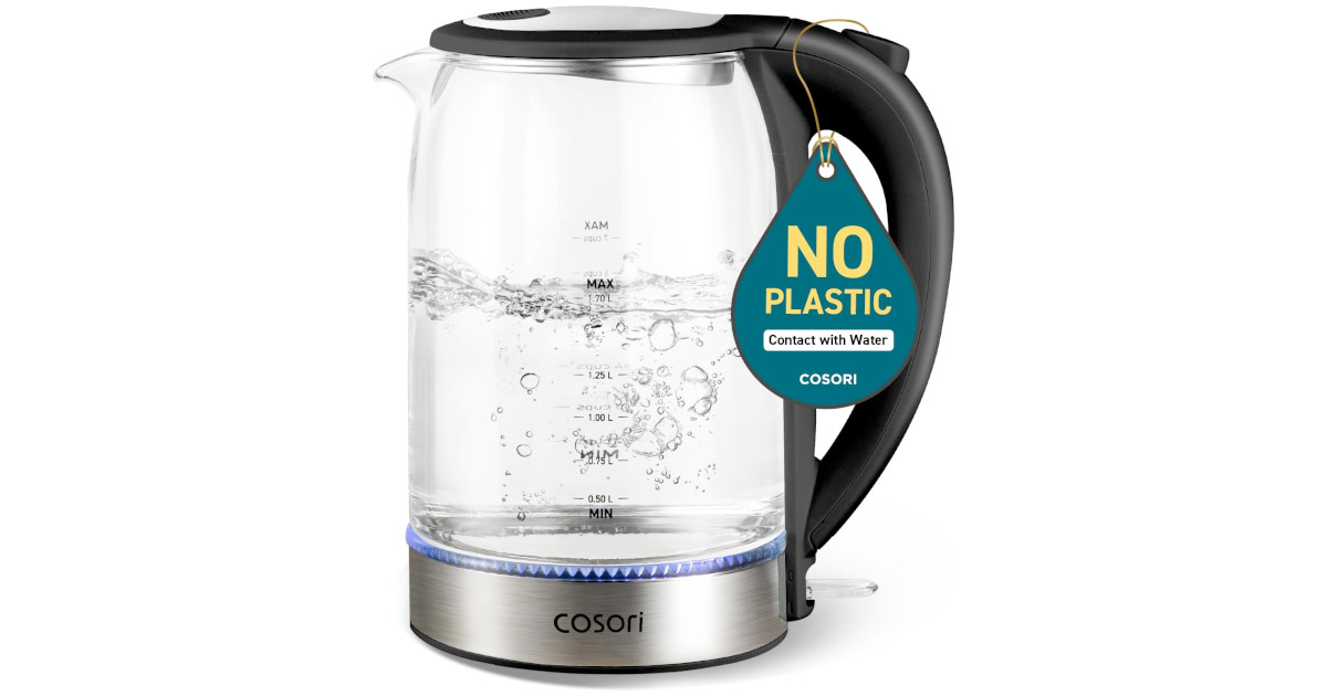 Amazon：Cosori Electric Kettle (1.7L)只賣$39.97