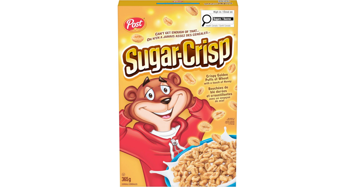 Amazon：Post Sugar Crisp Breakfast Cereal (365g)只賣$2.88
