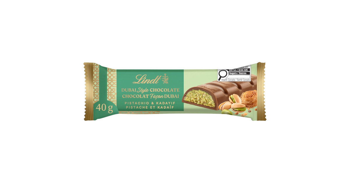 Amazon:Lindt Dubai Style Chocolate Bar (40g)只賣$3.98