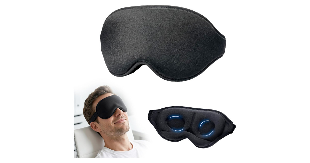 Amazon：3D Sleep Mask只賣$5.99