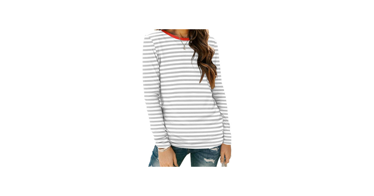 Amazon：Women Crewneck Basic Tee只賣$5.99