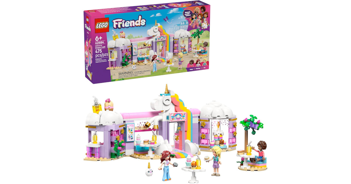 Amazon:LEGO Friends Unicorn Dream Café 42684只賣$29.97