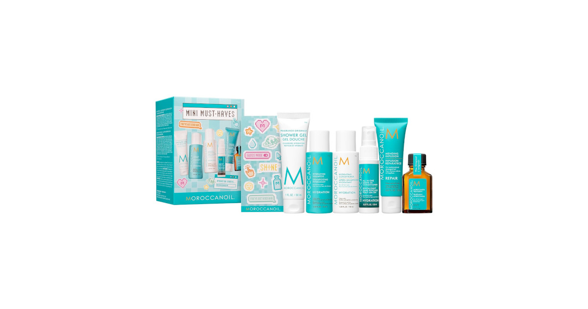 Amazon：Moroccanoil Mini Must-Haves – Deluxe Sampler Set只賣$18