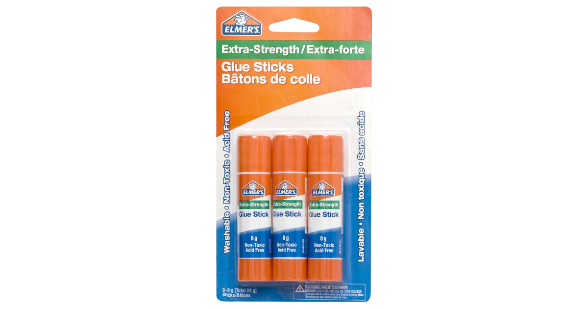 Amazon:Elmer’s Extra-Strength Glue Sticks (3 Count)只賣$3