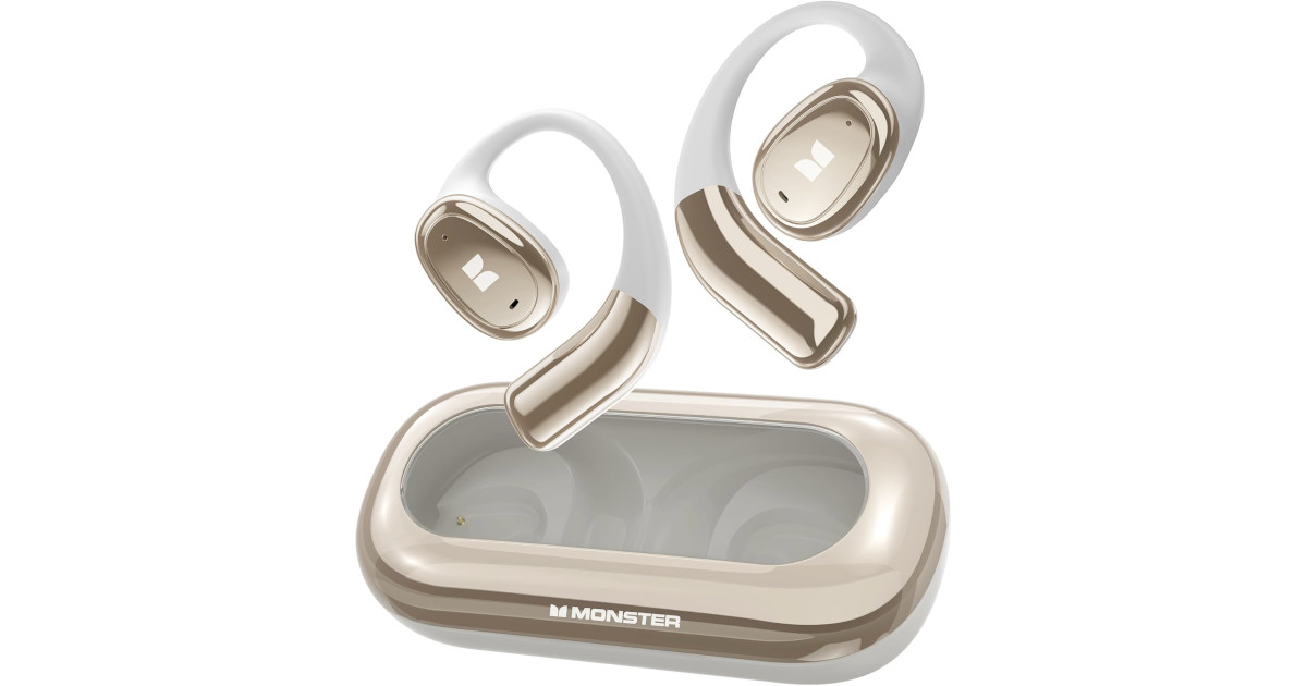 Amazon:Monster Wireless Earbuds Open Ear AC311只賣$17.99