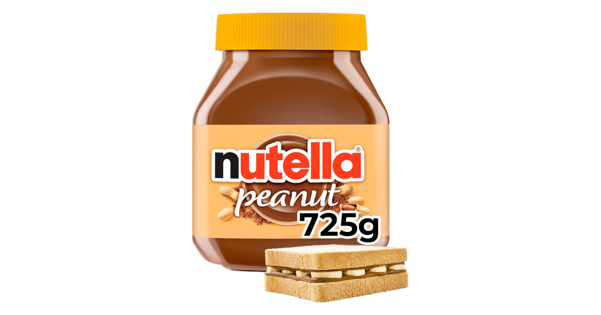 Amazon：NUTELLA Peanut Spread With Cocoa (725g)只賣$8.47