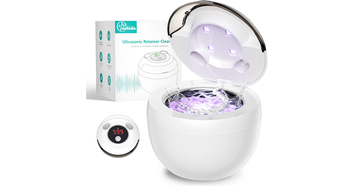 Amazon：Ultrasonic Retainer Cleaner Machine只賣$14.99