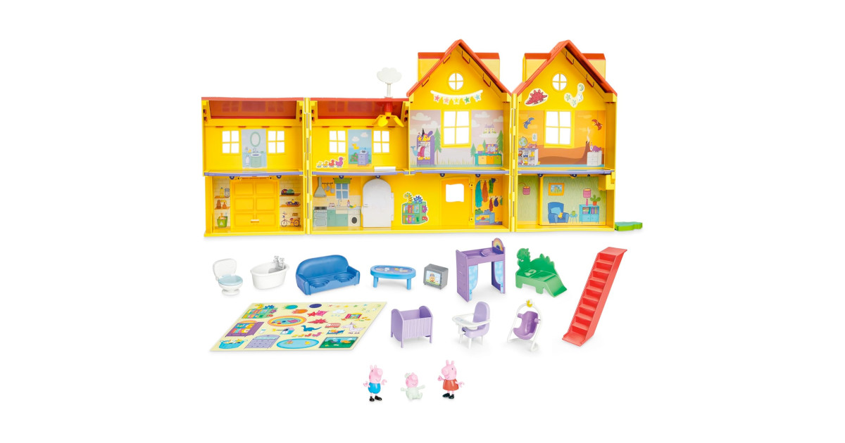 Amazon:Peppa Pig Peppa’s Big Family House Playset只賣$26.88