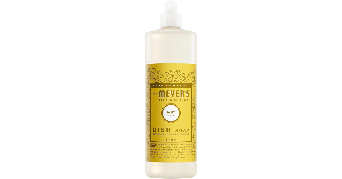 Amazon:MRS MEYERS Liquid Dish Soap (473ml)只賣$2.90