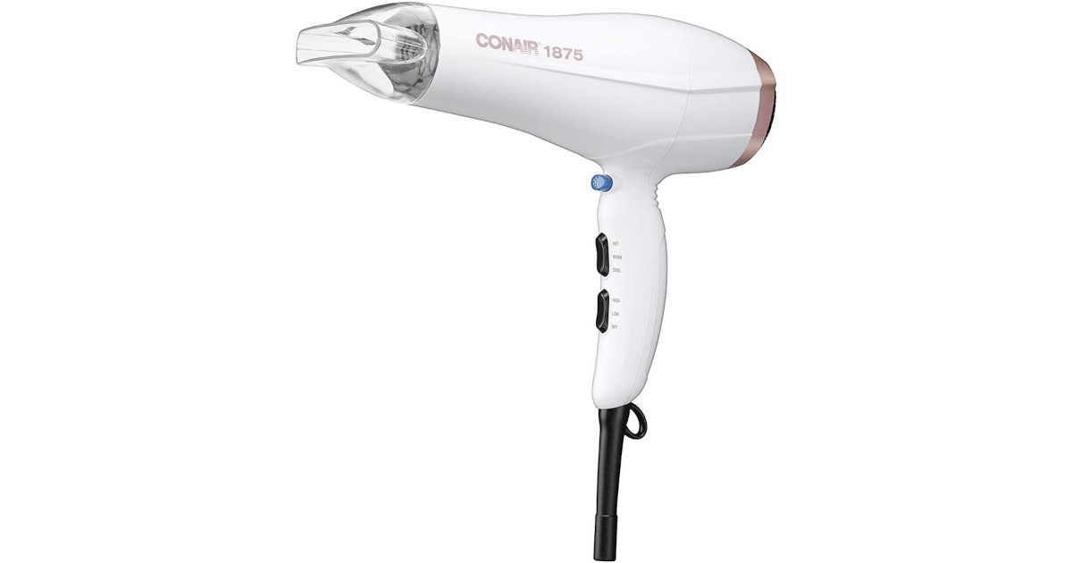 Amazon:Conair Double Ceramic 1875W Hair Dryer只賣$20.67