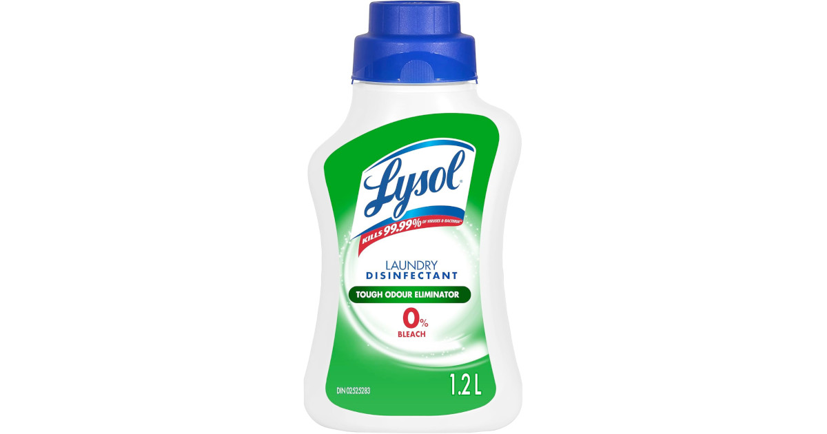 Amazon:Lysol Laundry Disinfectant (1.2L)只賣$6.97