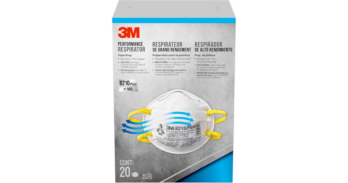 Amazon:3M N95 Disposable Respirators (20 Masks)只賣$22.54