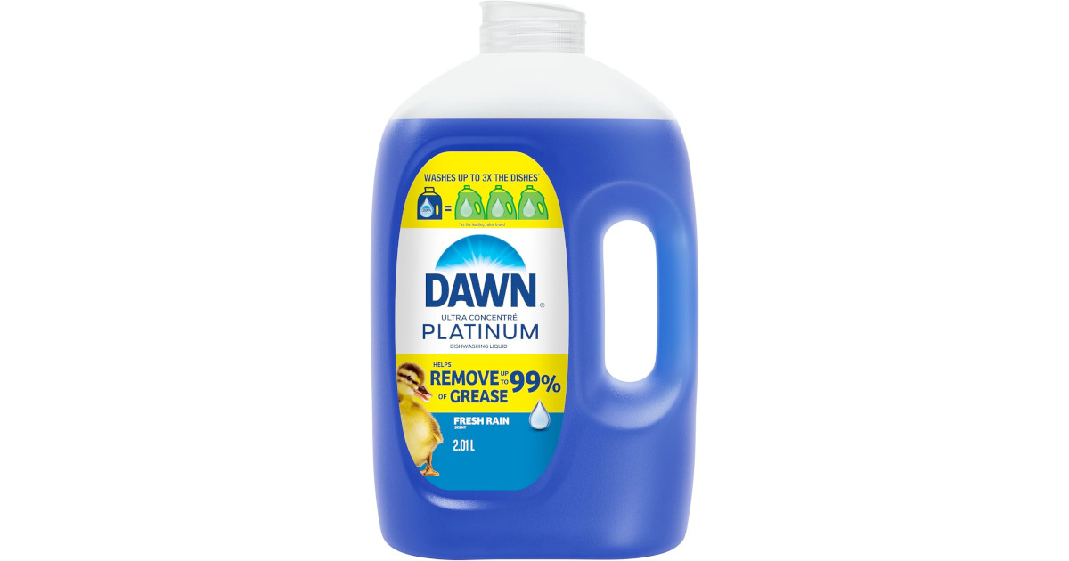 Amazon:Dawn Platinum Dish Soap Refill (2.01L)只賣$9.97