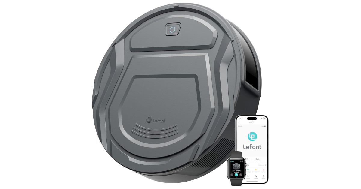 Amazon:Lefant M210 Pro Robot Vacuum Cleaner只賣$89.99