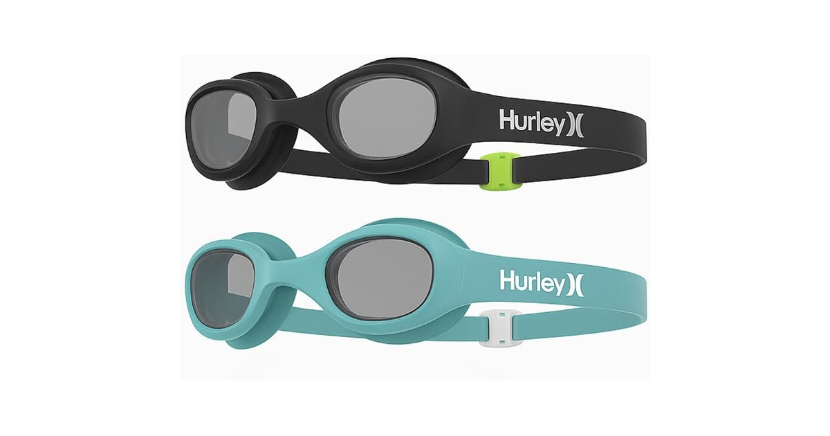 Amazon：Hurley Swim Goggle (2 Pack)只賣$9.99