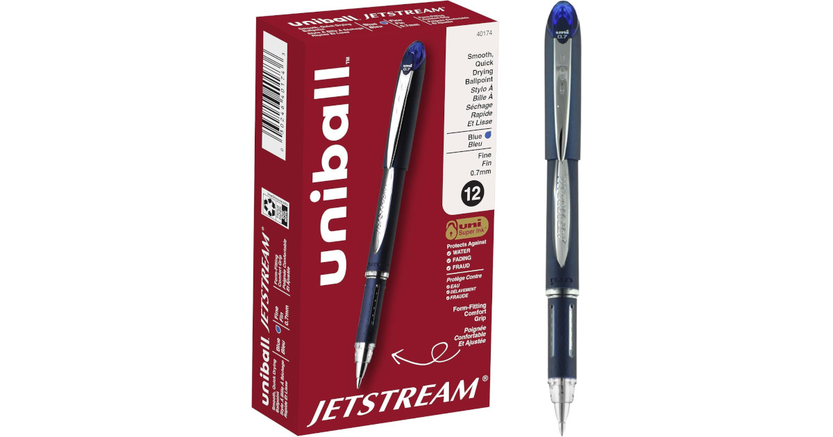 Amazon:uniball Ballpoint Pens (12 count)只賣$7.10