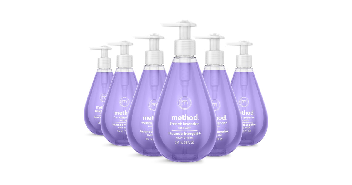 Amazon:Method Liquid Hand Soap (354ml, Pack of 6)只卖$23.76