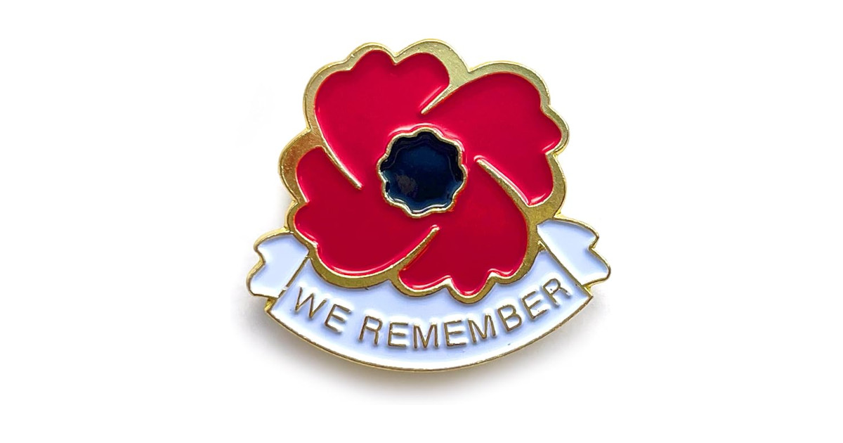 Amazon:The Royal Canadian Legion We Remember Lapel Pin只卖$3.99