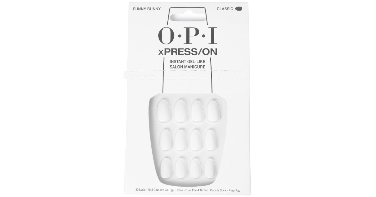 Amazon：OPI xPRESS/ON Press on Nails只賣$11.49