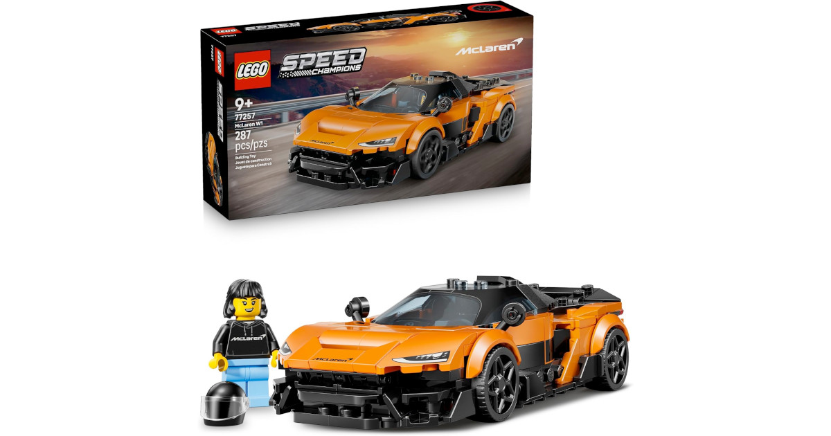 Amazon:LEGO Speed Champions McLaren W1 77257只卖$19.97